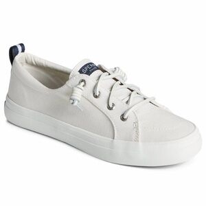 NWT SPERRY Crest Vibe Linen Sneakers White Size 7.5